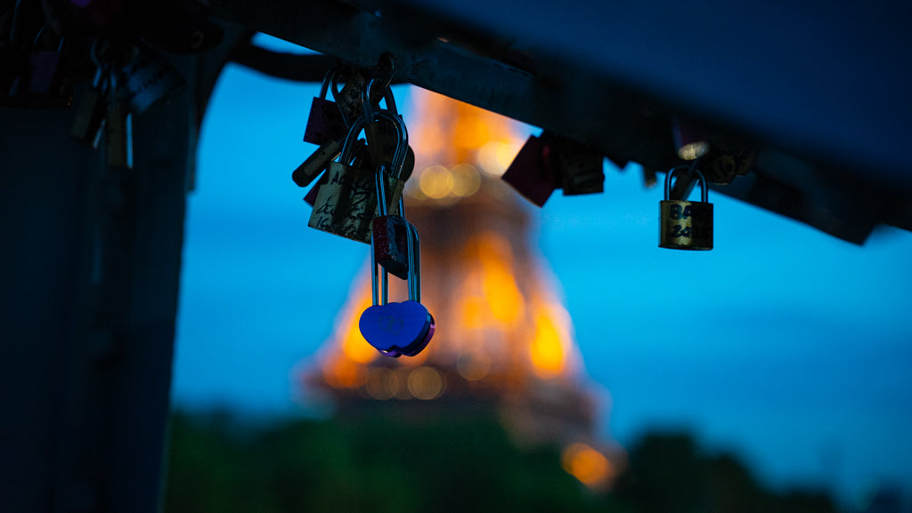 Paris Love Locks, by Tim Loretangeli